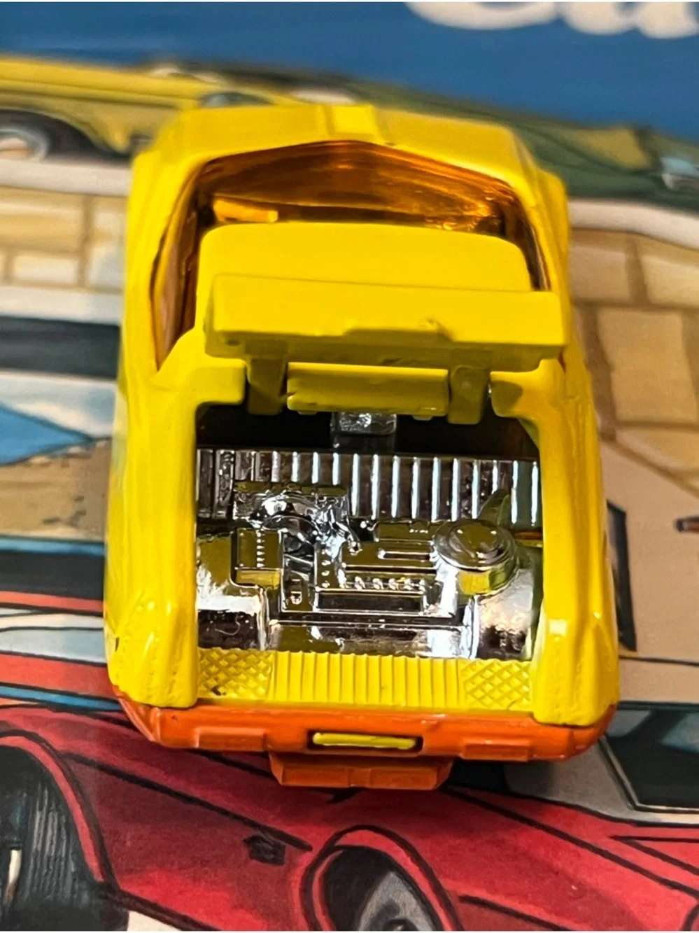 Vintage Matchbox Superfast No. 33 Datsun 128X Yellow 1973 Lesney England